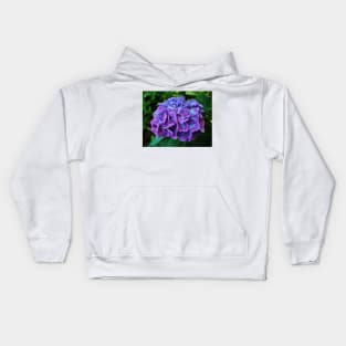 Purple Hydrangea Kids Hoodie